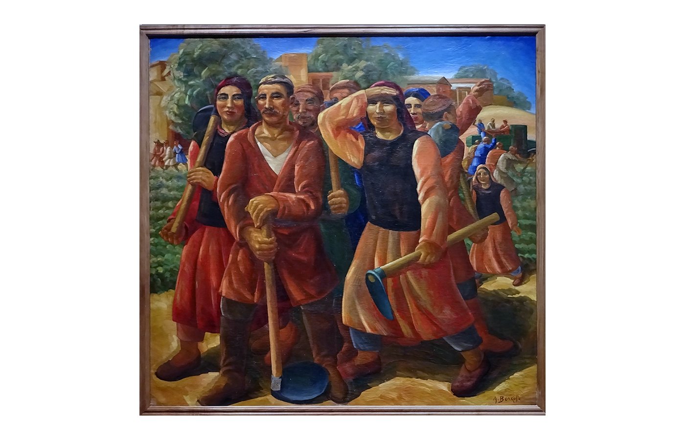1934 Alexandre Volkov La brigade part aux champs