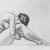 1952 Jeune fille assise