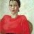 1939 Femme en rouge