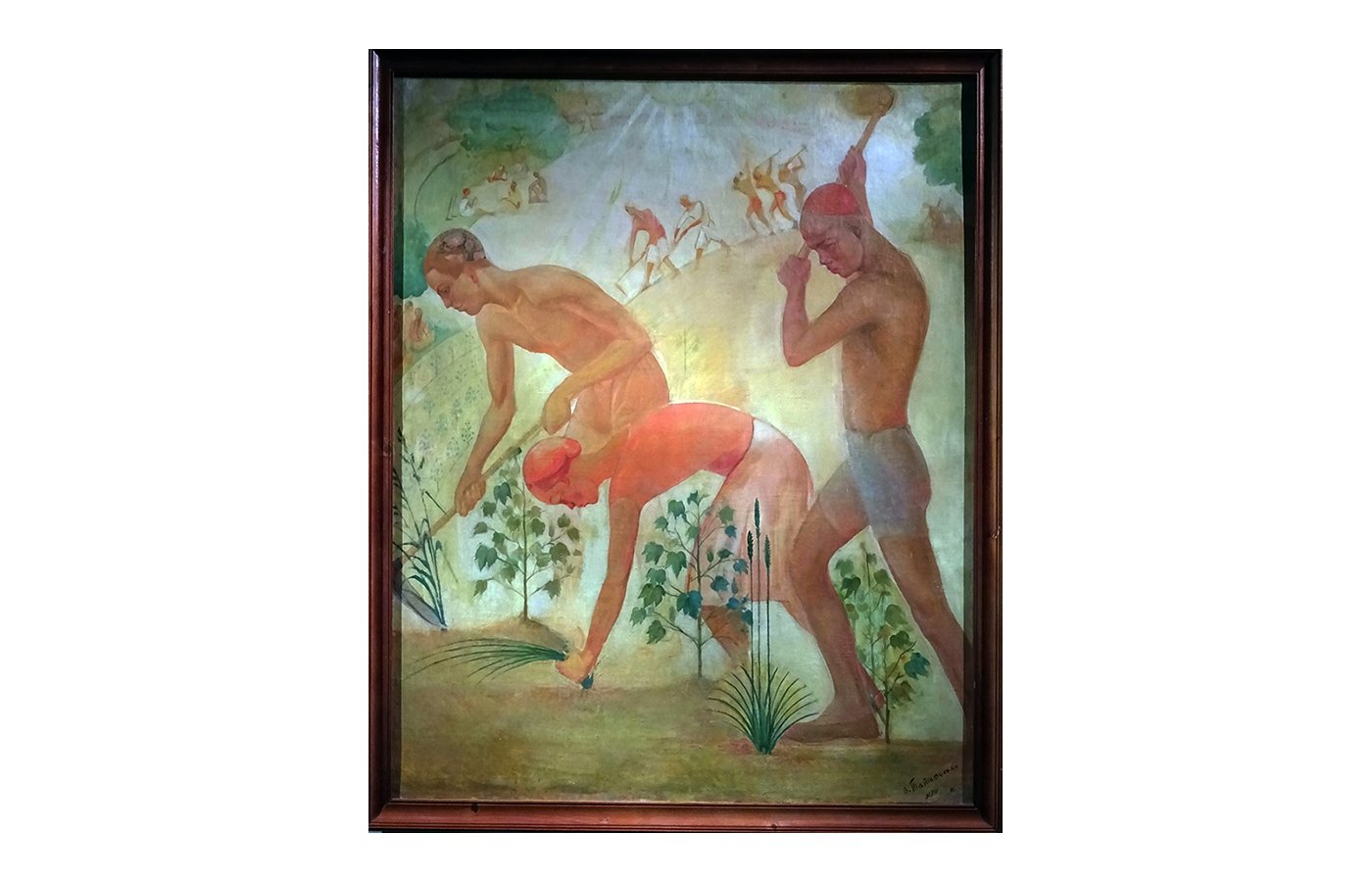 1930 Oganes K Tatevosian La brigades des komsomols
