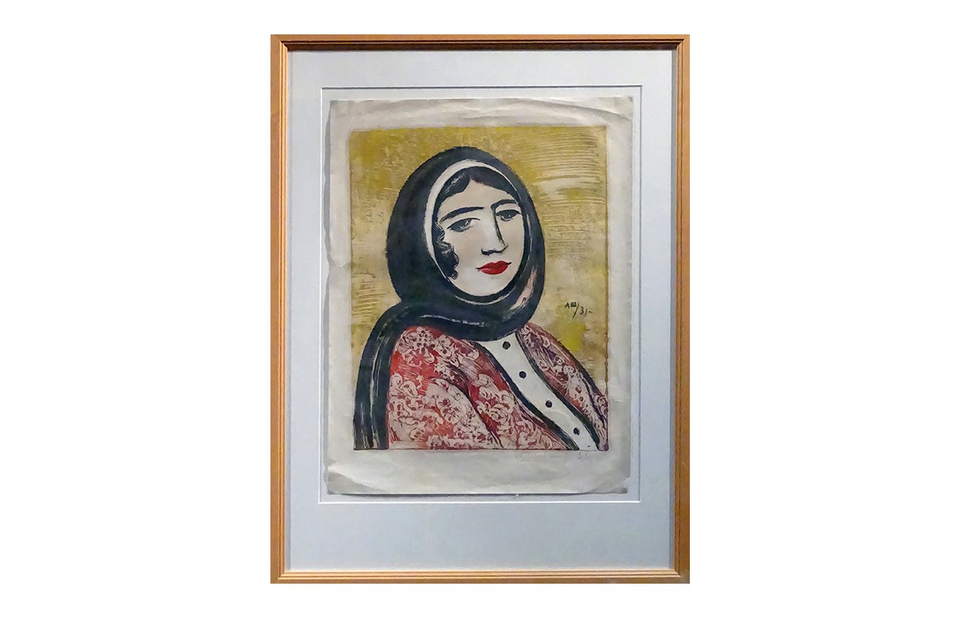 1931 Alexandre V Chevtchenko Femme du Daghestan au foulard noir