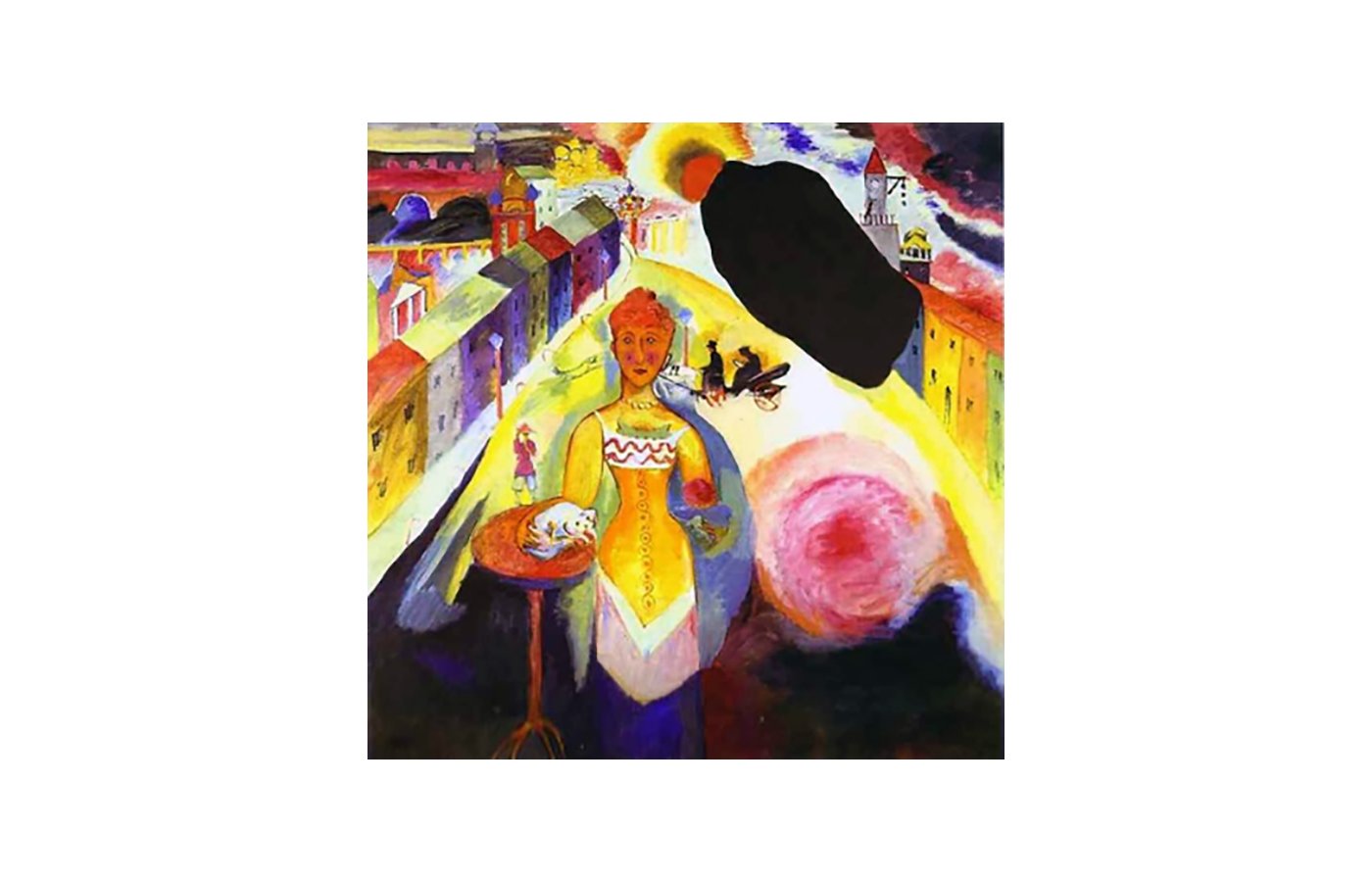 1912 - Kandinski / Femme à Moscou